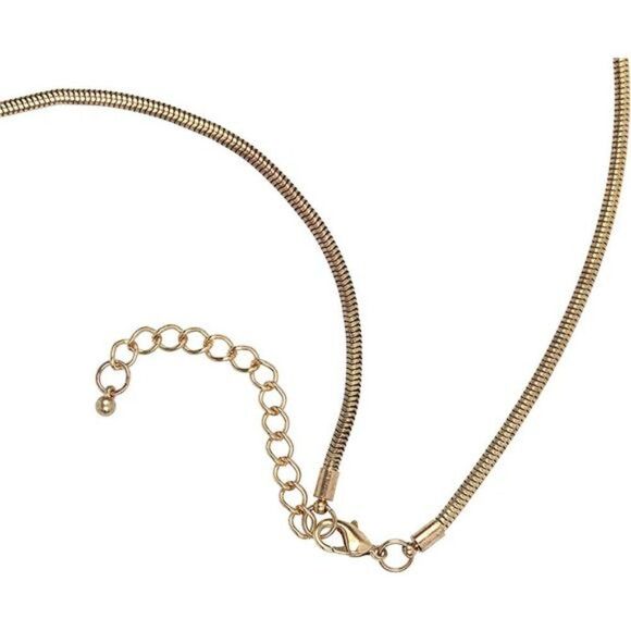 Coiris 3 Layer Illusion Wire Statement Necklace for Women Blue Green Beaded - Picture 2 of 7